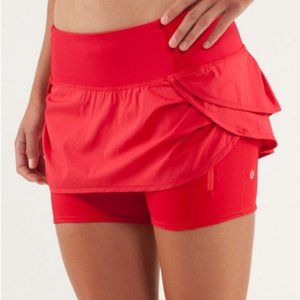 Lululemon Run: Speed Squad Skirt Currant - Size 6